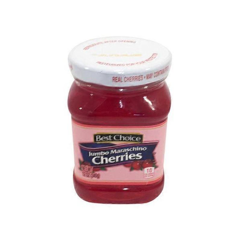 Best Choice Jumbo Maraschino Cherries 12 Oz Instacart