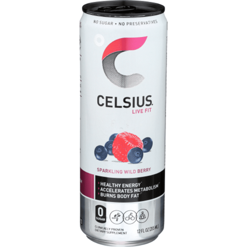 CELSIUS Sparkling Energy Drink Wild Berry (1 ct) - Instacart