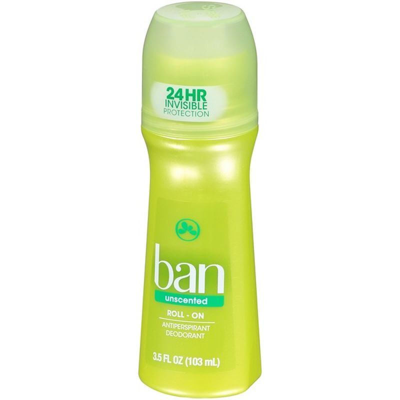 Ban Unscented Antiperspirant Deodorant (3.5 fl oz) - Instacart