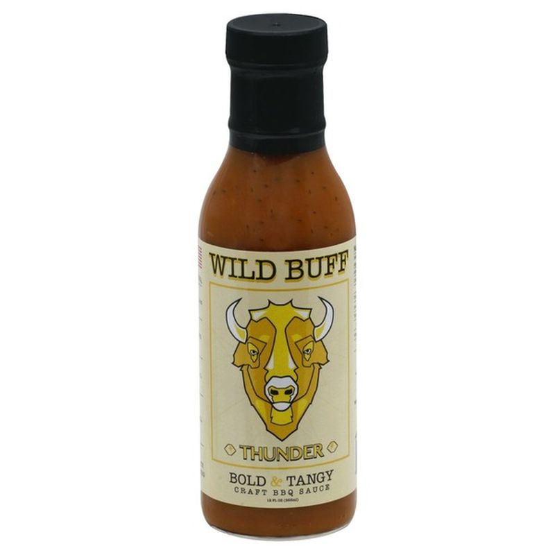 Wild Buff Craft Bbq Sauce, Bold & Tangy, Thunder (12 oz) Instacart
