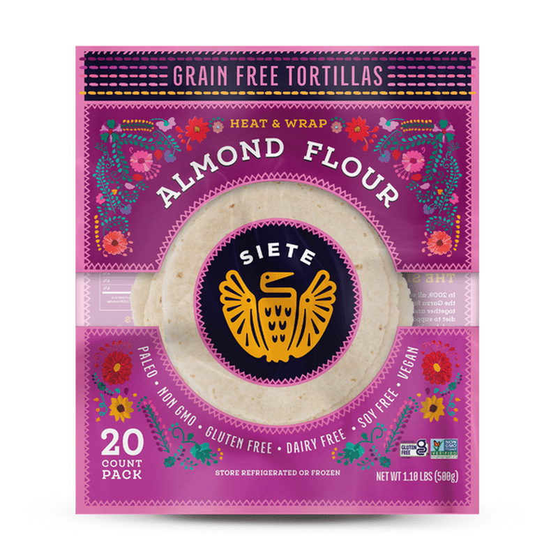 Siete Grain Free Almond Flour Tortillas (20 ct) Instacart