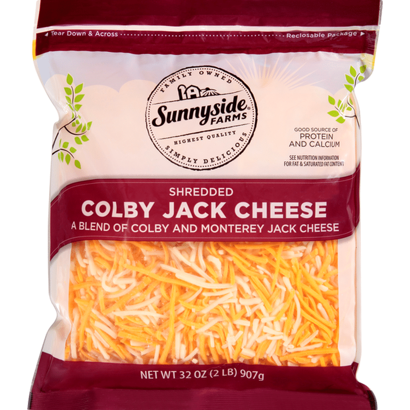 Sunnyside Farms Shredded Cheese, Colby Jack (32 oz) Instacart