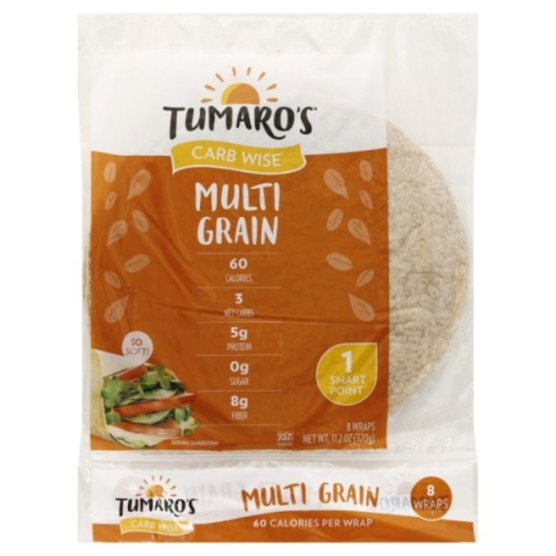 Tumaro's Multi Grain Carb Wise Wraps (8 ct) from Wegmans Instacart