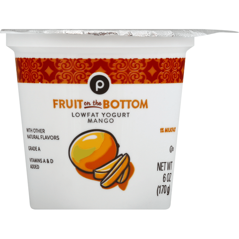 Publix Yogurt, Lowfat, Mango, Fruit on the Bottom (6 oz) Delivery or