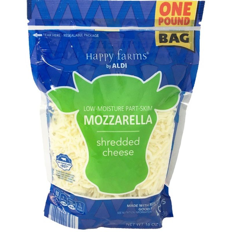 Happy Farms Mozzarella Shredded Cheese (16 oz) Instacart
