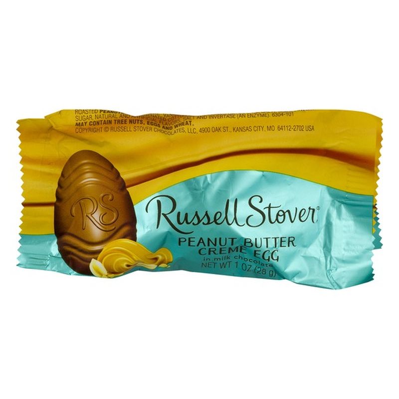 Russell Stover Peanut Butter Creme Egg in Milk Chocolate (1 oz) Instacart