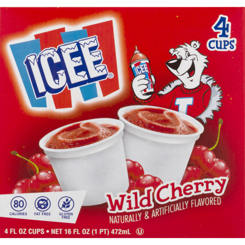 Icee Frozen Beverage, Wild Cherry, Box (4 fl oz) Instacart