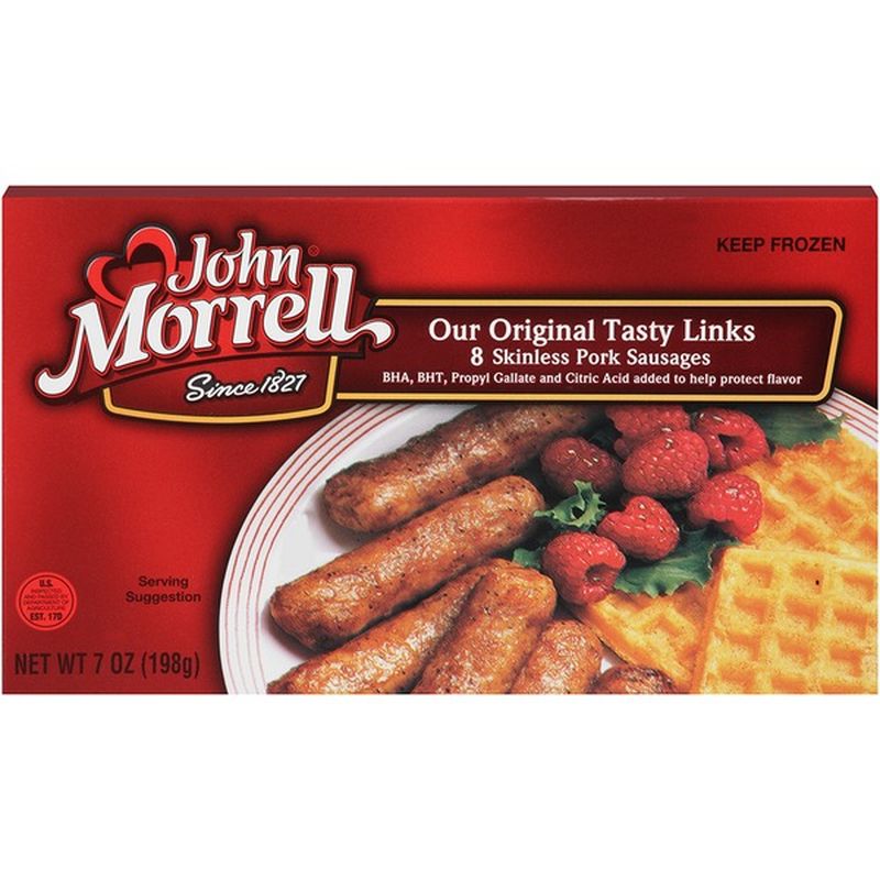 John Morrell Our Original Tasty Links Pork Sausages (7 oz) Delivery or