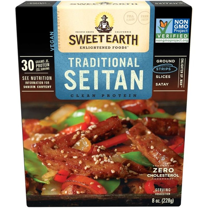 Sweet Earth Traditional Seitan Strips (8 oz) from Fry's Instacart