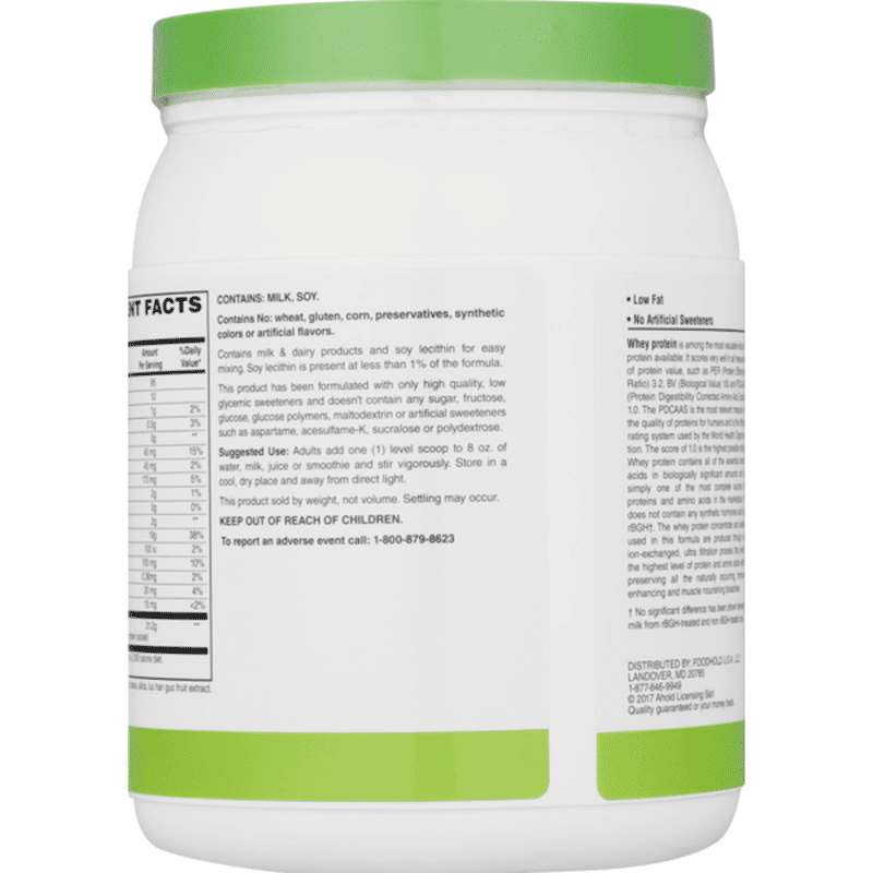 Nature's Promise Grass Fed Whey Protein Powder Vanilla (12 oz) Instacart