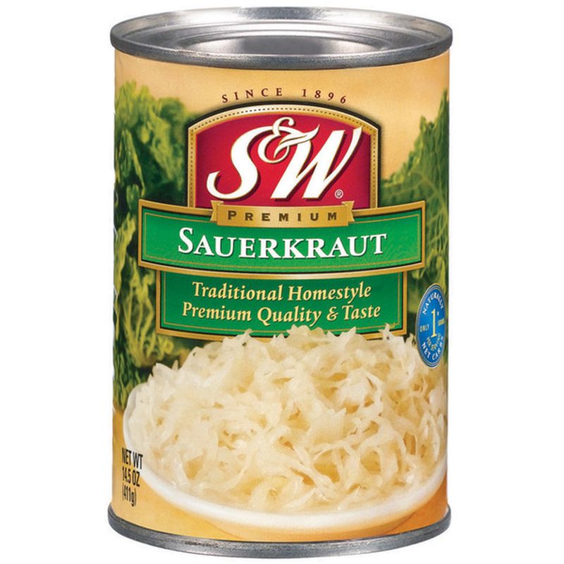 S & W Premium Traditional Homestyle Sauerkraut (14.5 oz) - Instacart