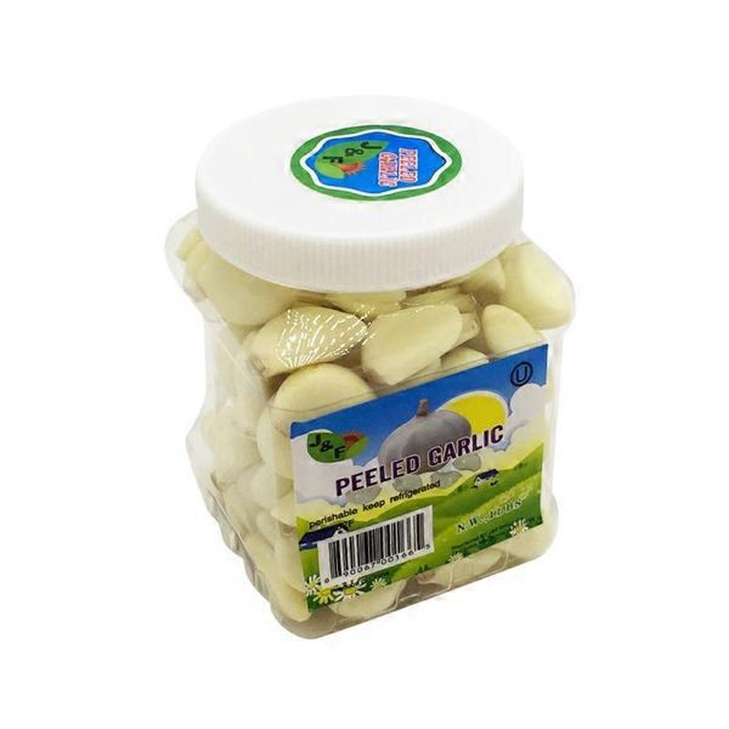 J & F Peeled Garlic (1 lb container) Instacart