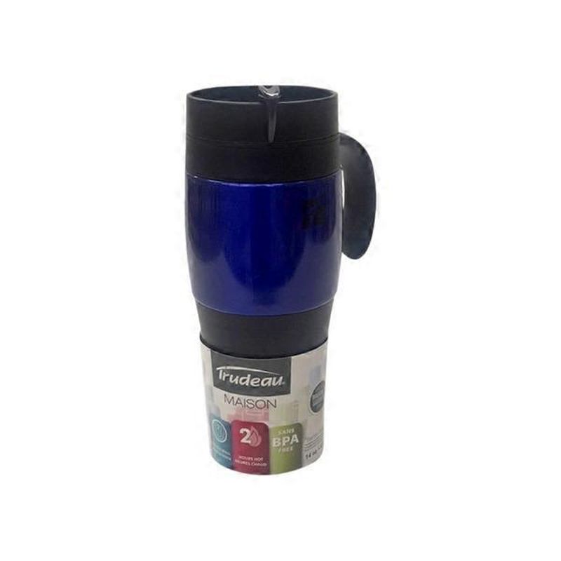 Trudeau 14 Ounce Blue Black Mariner Travel Mug 1 Ct From Safeway Instacart