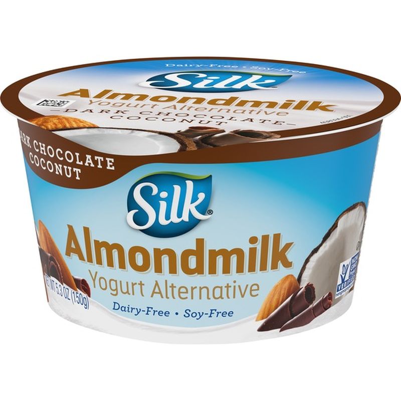 Silk Dark Chocolate Coconut Almondmilk Yogurt Alternative (5.3 oz) from ...