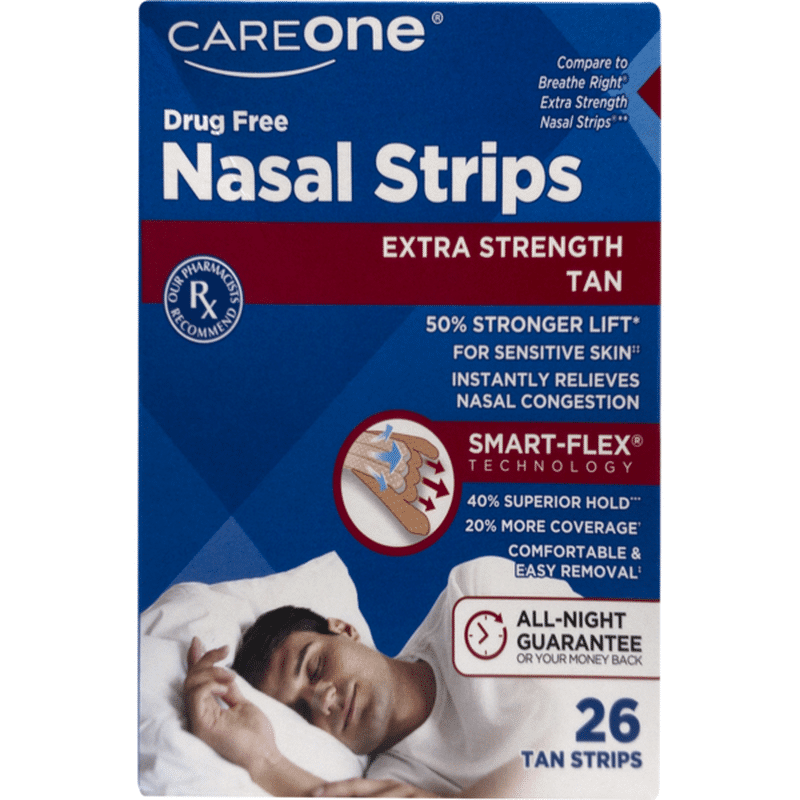 CareOne Extra Strength Nasal Strips Tan (26 ct) Instacart
