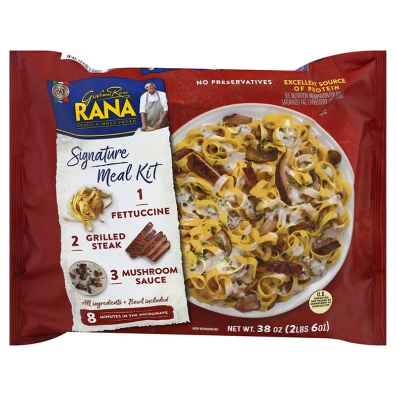 Rana Signature Meal Kit, Fettuccine, Grilled Steak, Mushroom Sauce (38