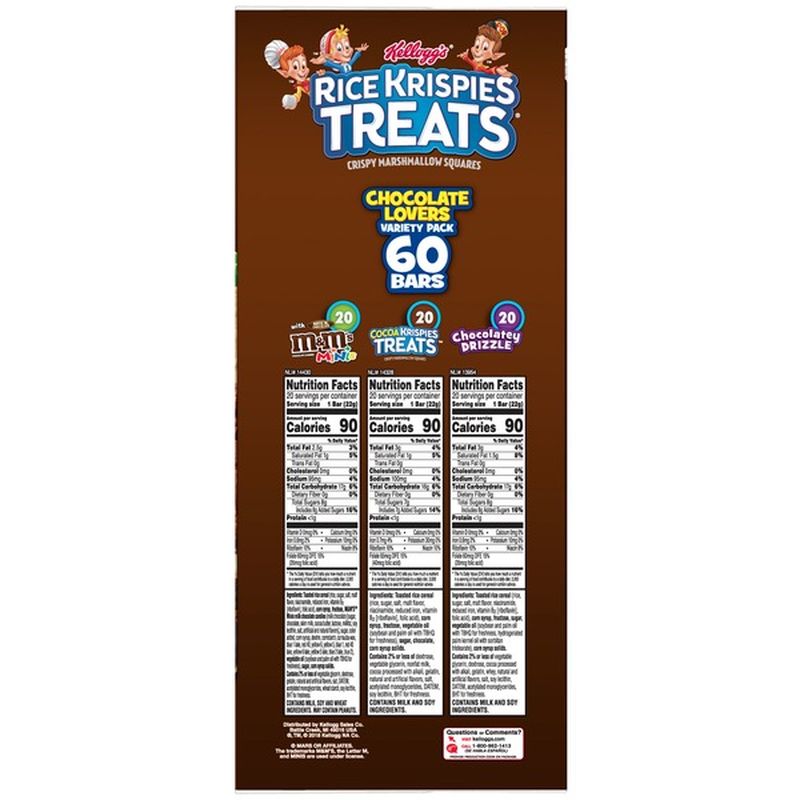 Rice Krispies Treats Crispy Marshmallow Squares Variety Pack (46.8 oz) from Costco Instacart