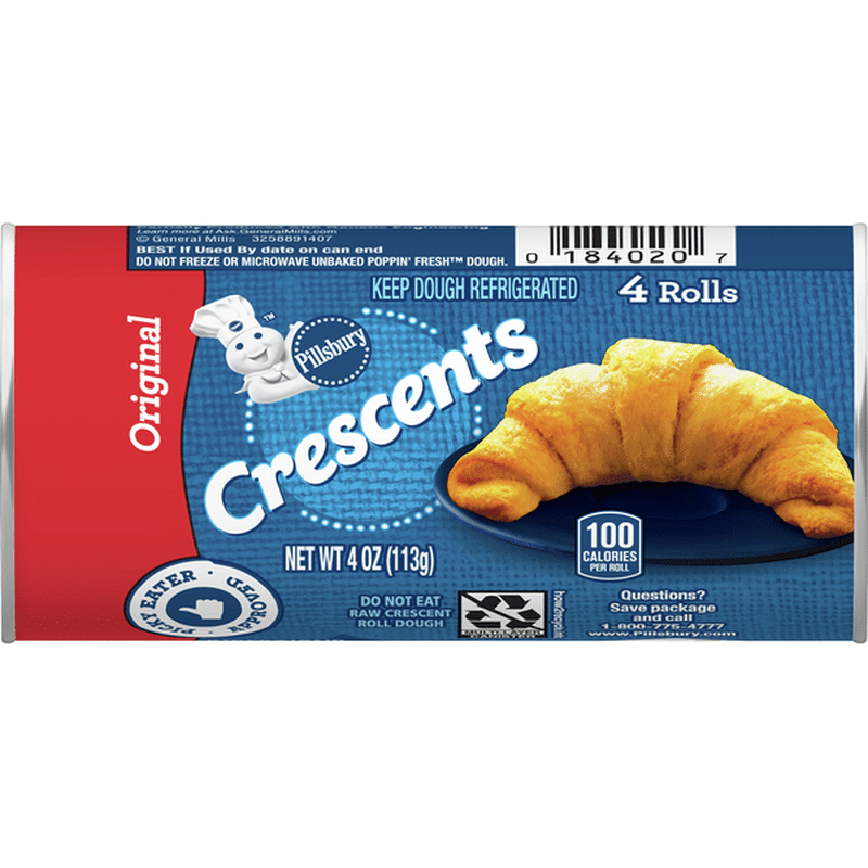 Pillsbury Crescents, Original (4 each) Instacart