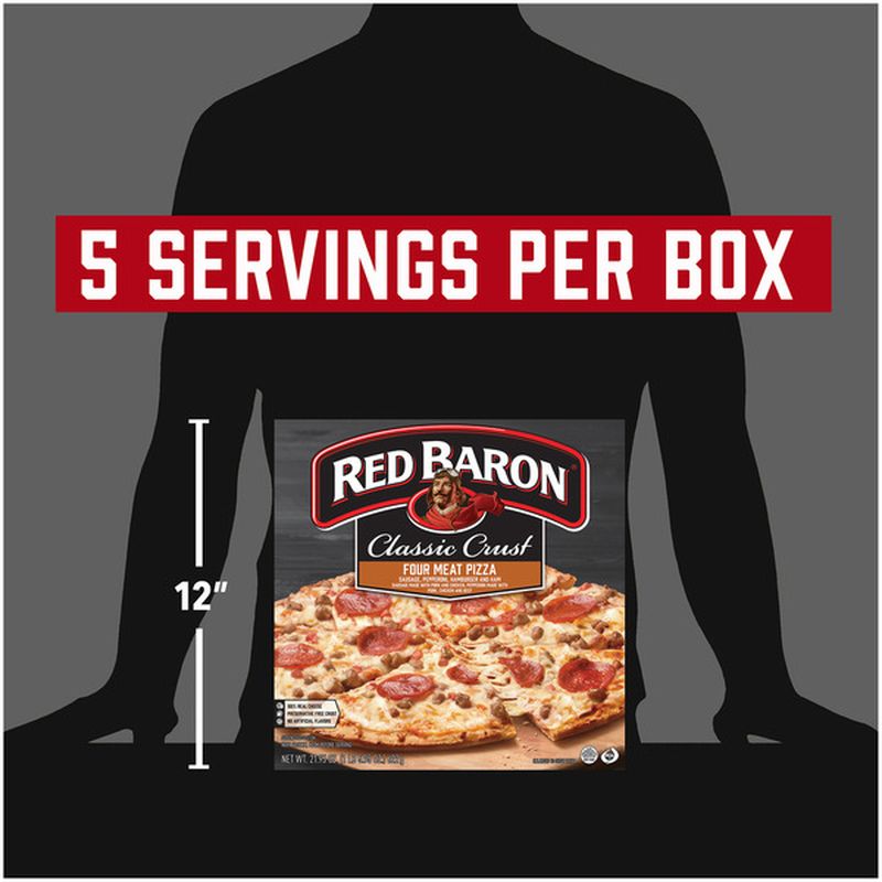 Red Baron Classic Crust Four Meat Pizza (29.95 oz) Delivery or Pickup