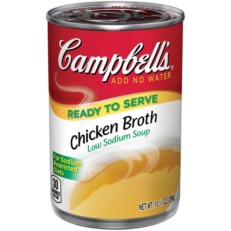 Campbell's® Ready-to-Serve Low Sodium Chicken Broth (10.5 ...