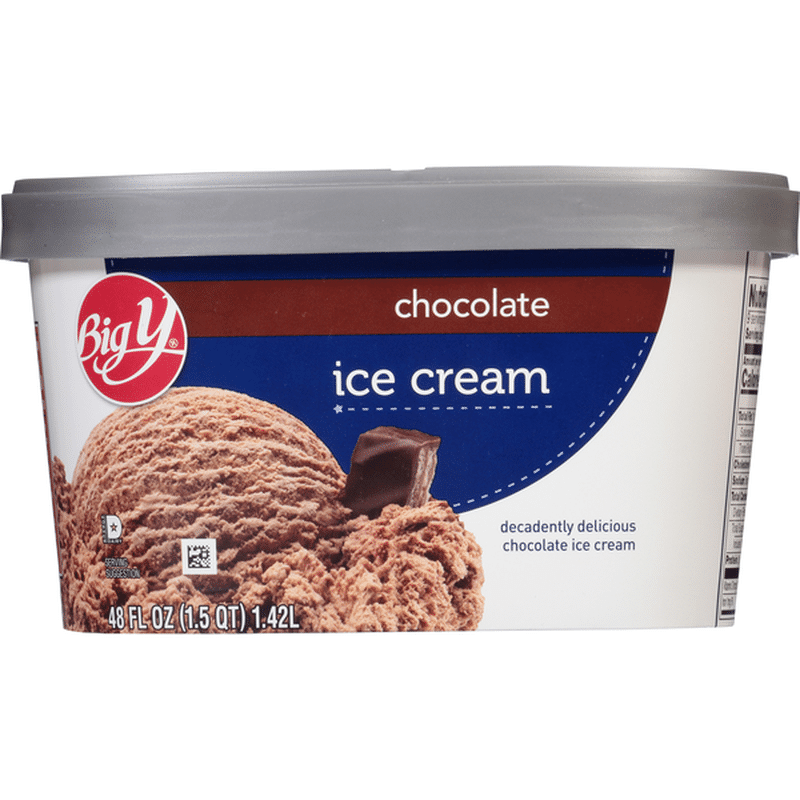 Big Y Chocolate Ice Cream (48 fl oz) Instacart