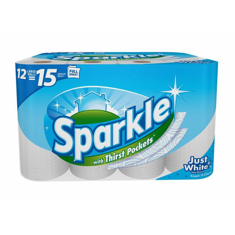 Sparkle White Paper Towels