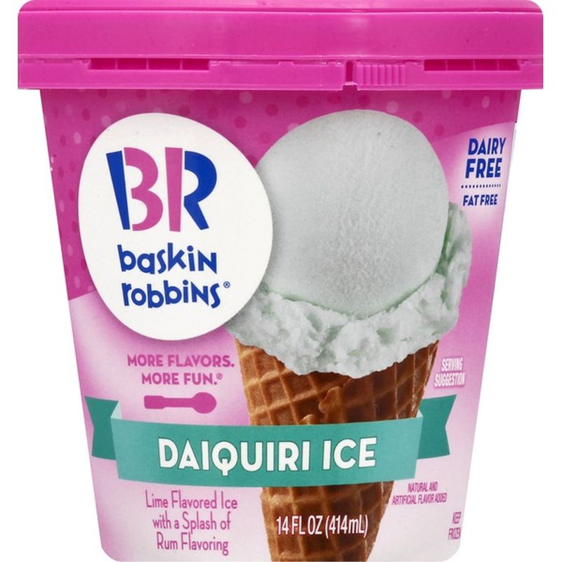 Baskin Robbins Ice Cream, Daiquiri Ice (14 oz) Instacart