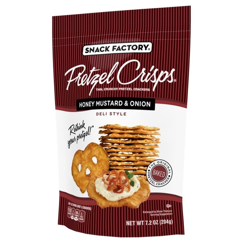 Pretzel Crisps® Honey Mustard and Onion Pretzel Crisps (7.2 oz) from