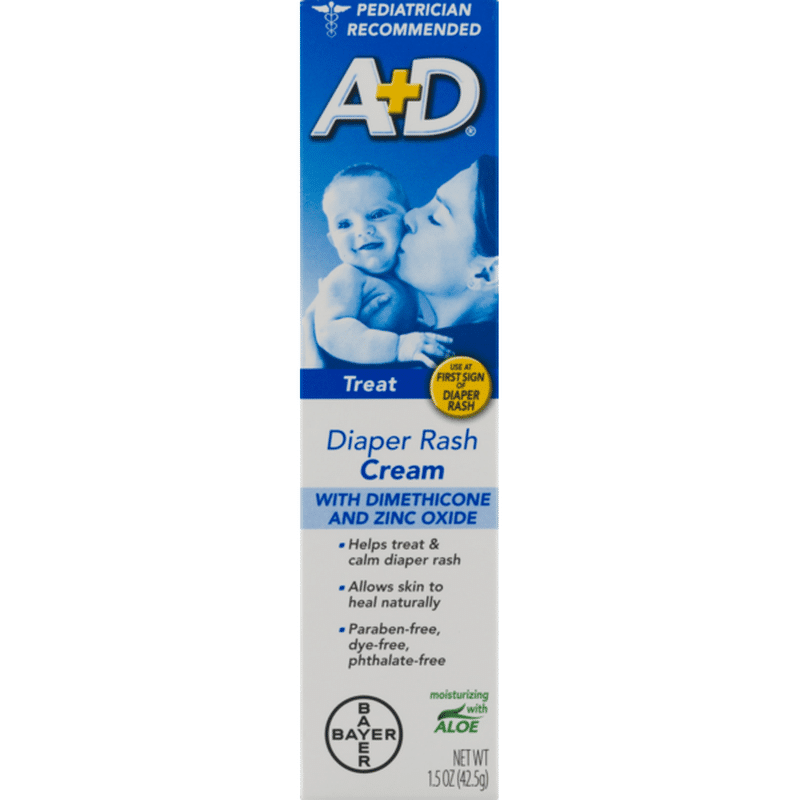 A+d Diaper Rash Cream with Aloe (1.5 oz) Instacart