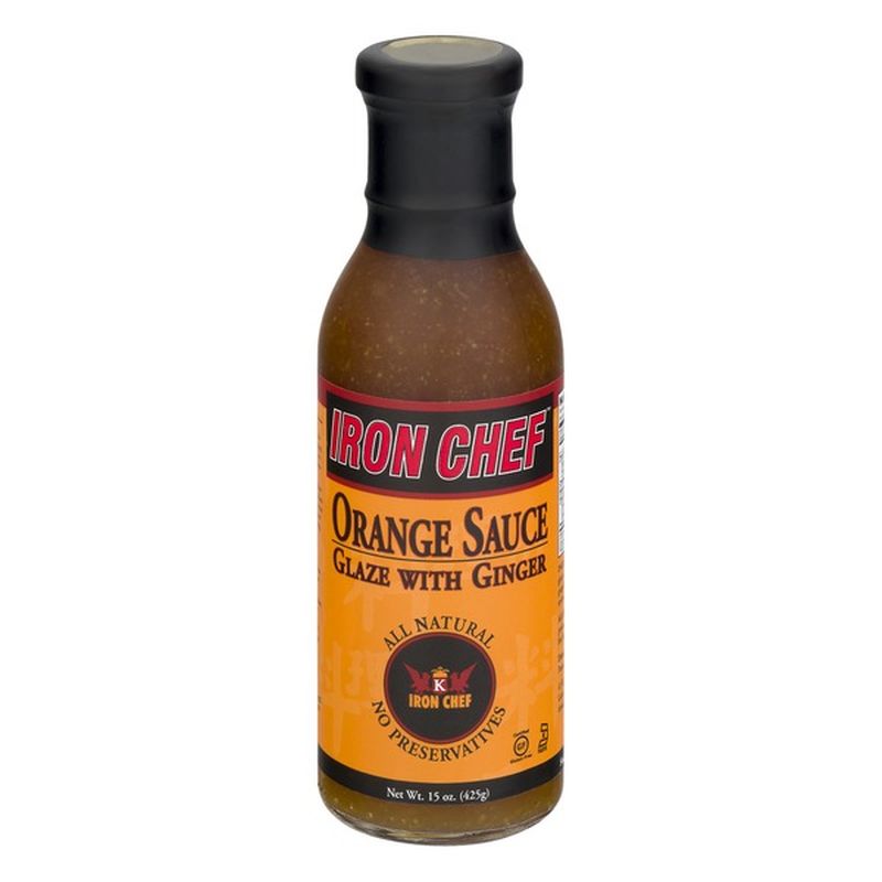 Iron Chef Orange Sauce Glaze with Ginger (15 oz) Instacart