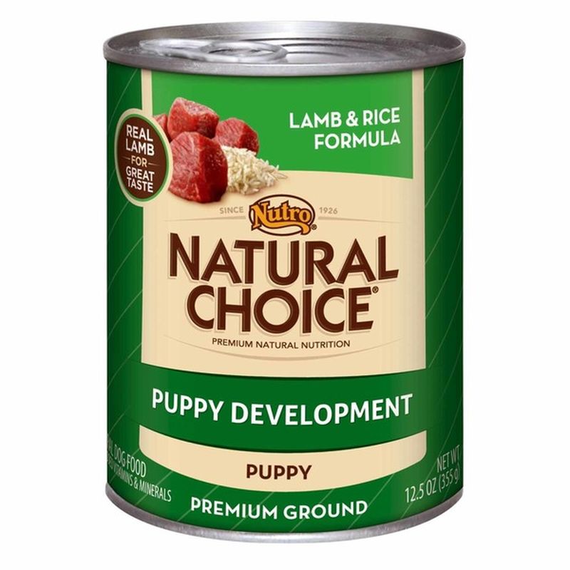 Nutro Lamb & Rice Formula Natural Choice Premium Natural Nutrition Puppy Development Puppy