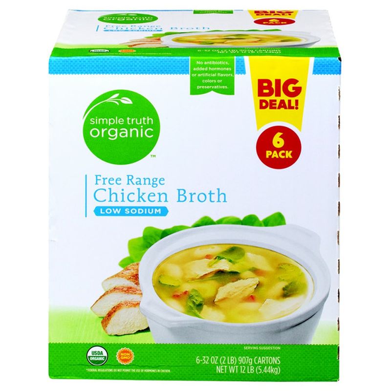 Simple Truth Organic Free Range Chicken Low Sodium Broth
