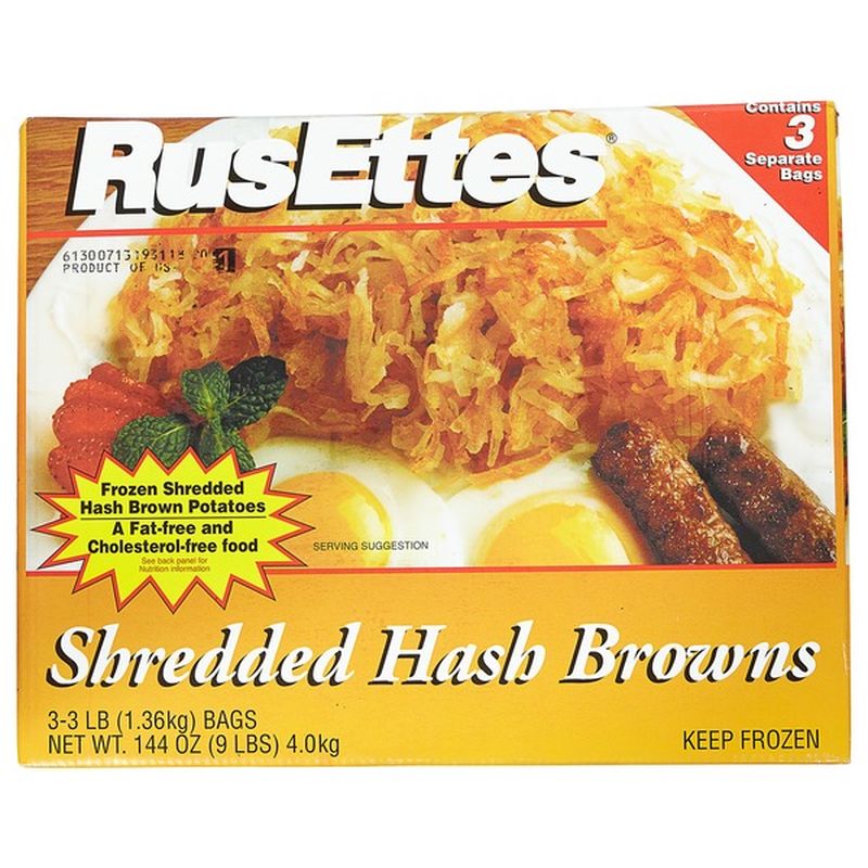 Rus Ettes Shredded Hash Browns (3 lb) from Costco Instacart