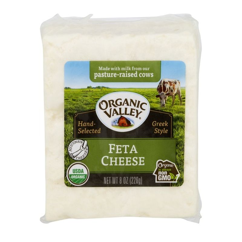 Organic Valley Greek Style Organic Feta Cheese Block (8 Oz) - Instacart