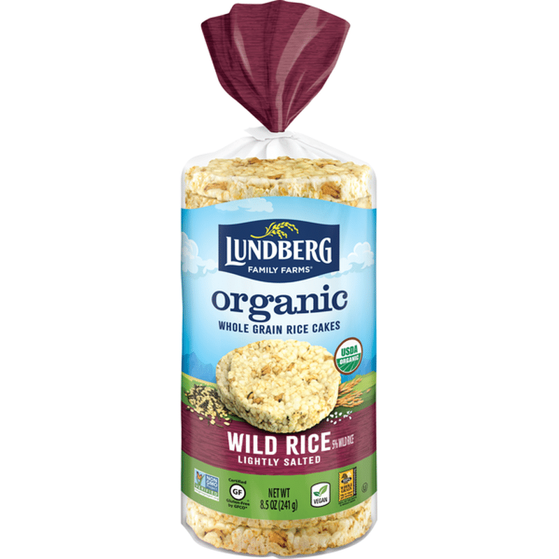 Lundberg Family Farms Rice Cakes, Whole Grain, Organic, Lightly Salted