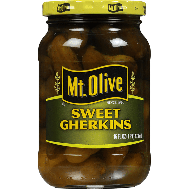 Mt. Olive Sweet Gherkins Pickles (16 oz) Instacart