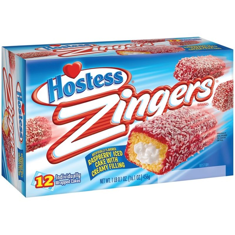Hostess Zingers Raspberry Cakes (16.1 oz) Instacart