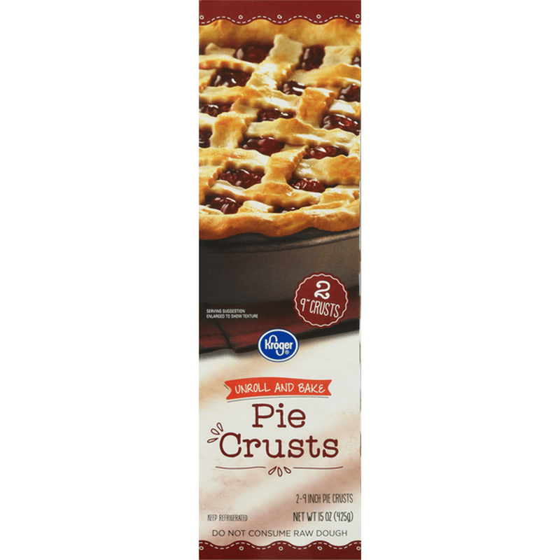 Kroger Pie Crusts, Unroll and Bake, 9 Inches (2 each) Instacart