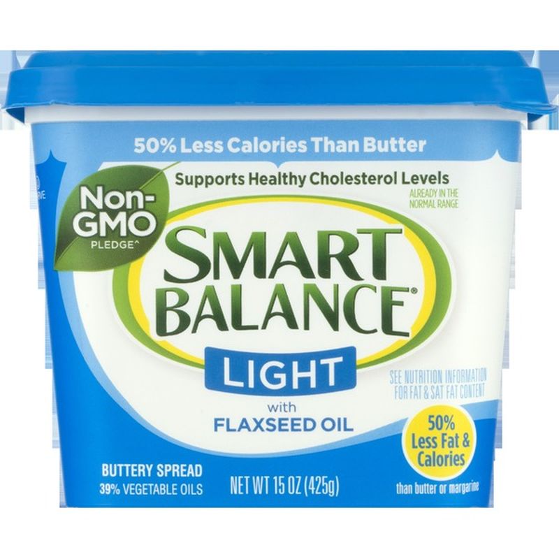 Smart Balance Buttery Spread, Light, with Flaxseed Oil (15 oz) from Shoppers Instacart