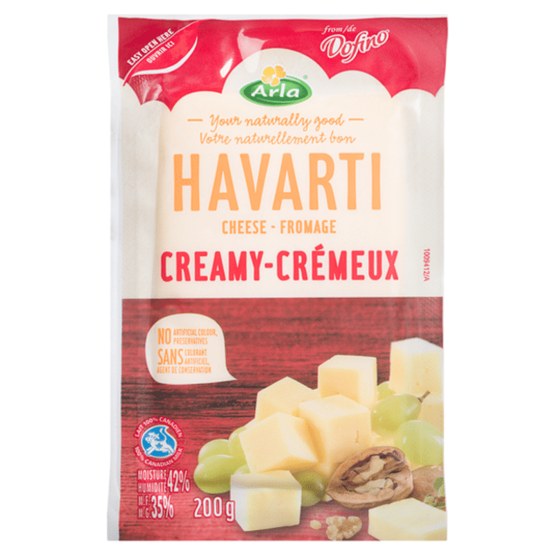 Arla Dofino Creamy Havarti Cheese (200 g) Instacart