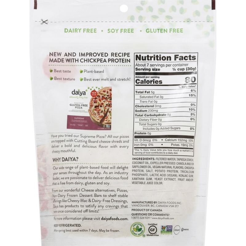Daiya Cheese Shreds, Mozzarella Style (7.1 oz) from Cub ...