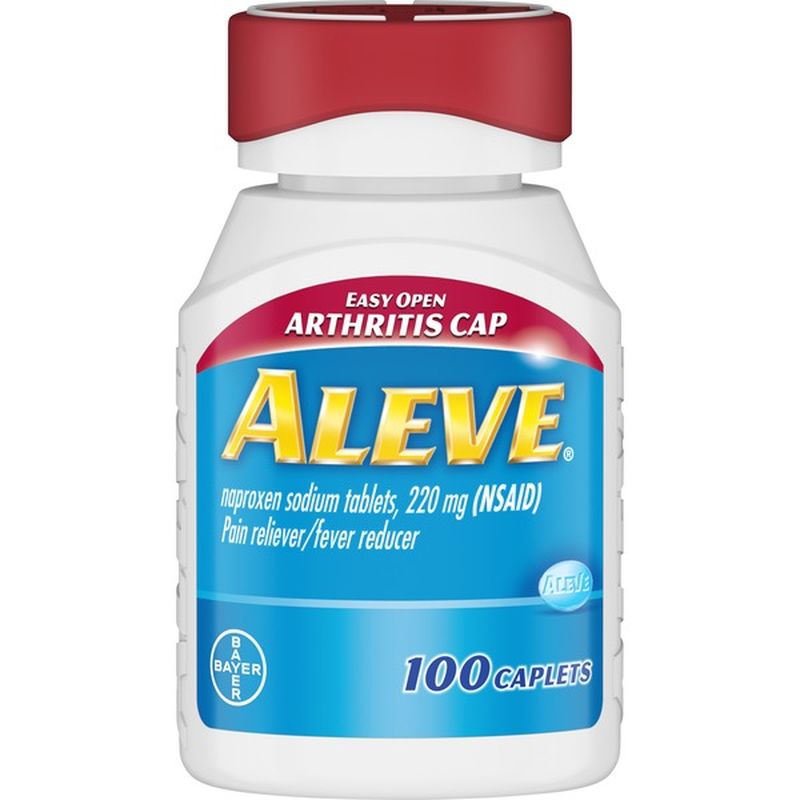 Aleve Pain Reliever/Fever Reducer Caplets 100 CT (100 ct) Instacart