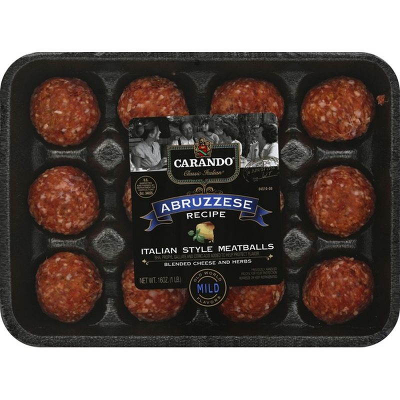Carando Abruzzese Recipe Italian Style Meatballs (16 oz) from Mollie