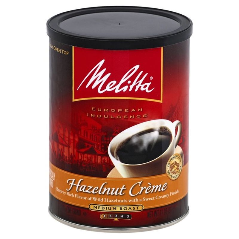 Melitta Medium Roast Ground Coffee Hazelnut Creme (11 oz) - Instacart