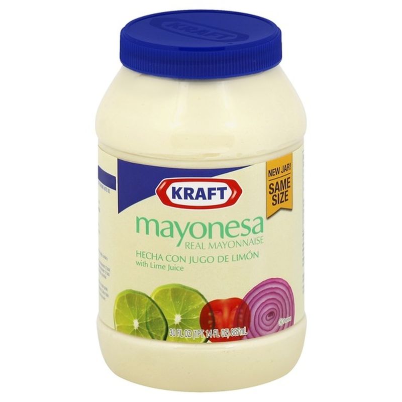 Kraft Real Mayonnaise with Lime Juice (30 fl oz) Instacart