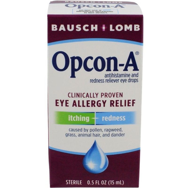 Opcon-A Eye Allergy Relief Drops (0.5 fl oz) - Instacart