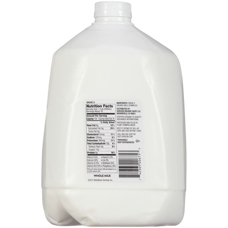 Horizon Organic Whole Milk 1 Gal From Stop And Shop Instacart