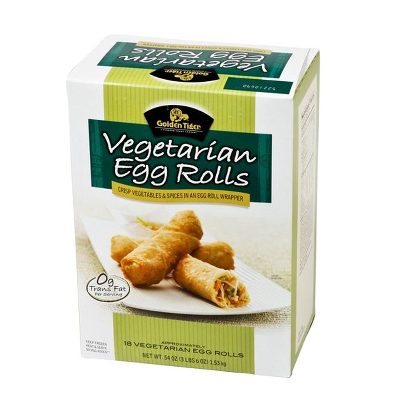 Golden Tiger Vegetarian Egg Rolls (18 ct) from Gordon Food Service