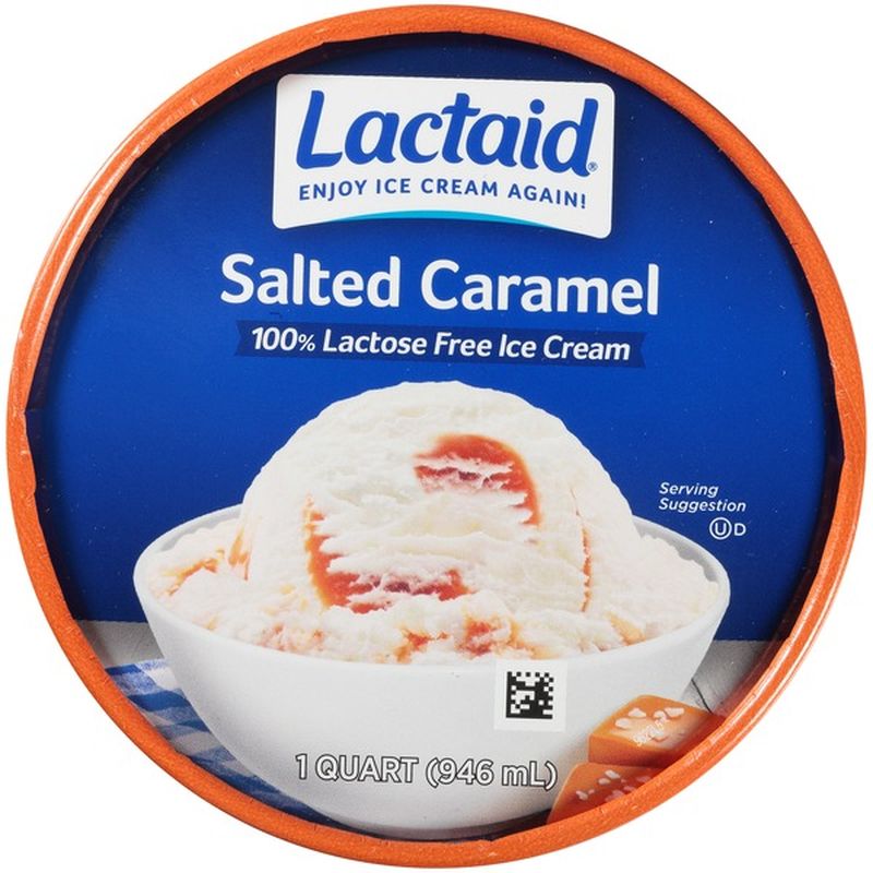 LACTAID Salted Caramel Chip Lactose Free Ice Cream (32 oz) Delivery or