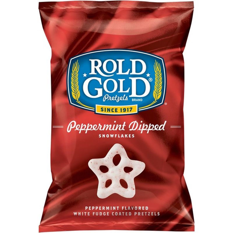 Rold Gold Peppermint Dipped Snowflake Pretzels (7 oz) Instacart